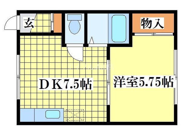 藤ハイツ第12の物件間取画像